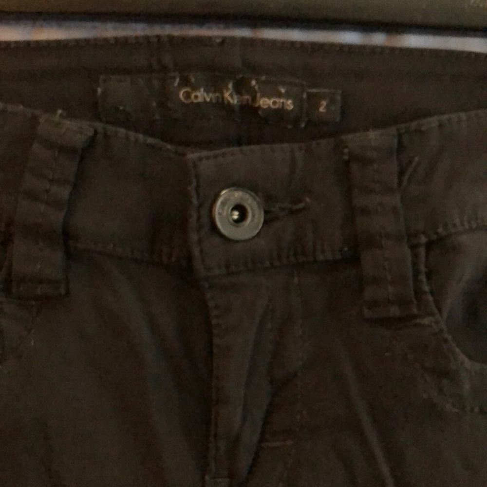 Calvin Klein Black Straight Leg Denim Jeans